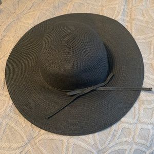 Black Floppy Hat